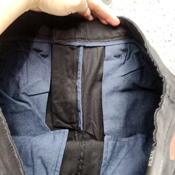 Jachs Pants Mens 31x34 Black Stretch Mid Rise Slim Fit Slim Tapered Leg *NWT* - Picture 12 of 15